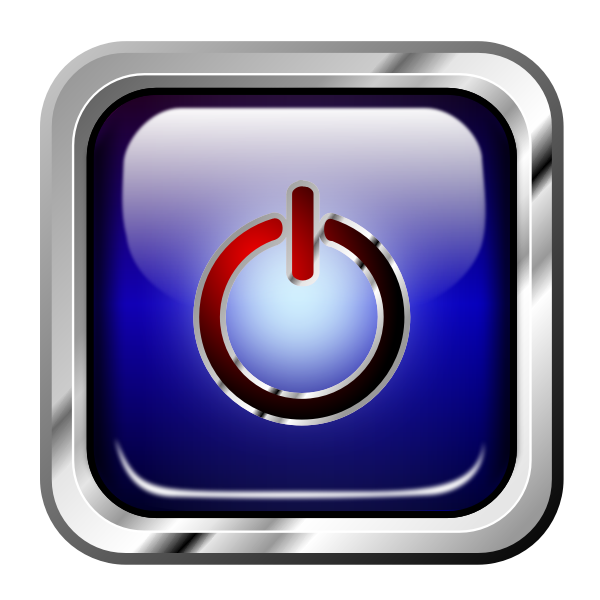 SVG Icon Blue Mutimedia Power