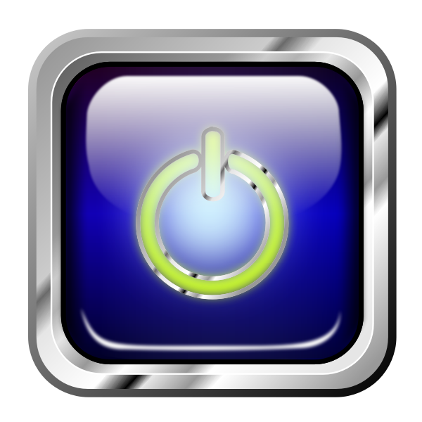 SVG Icon Blue Mutimedia PowerOn
