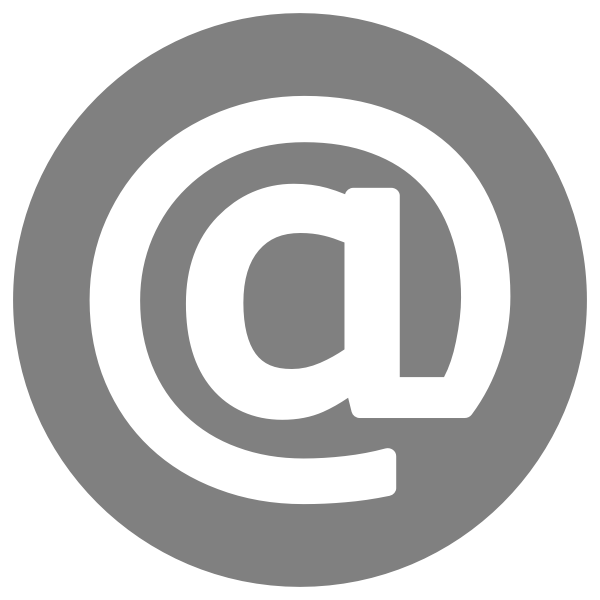 SVG  Icon - White on Grey