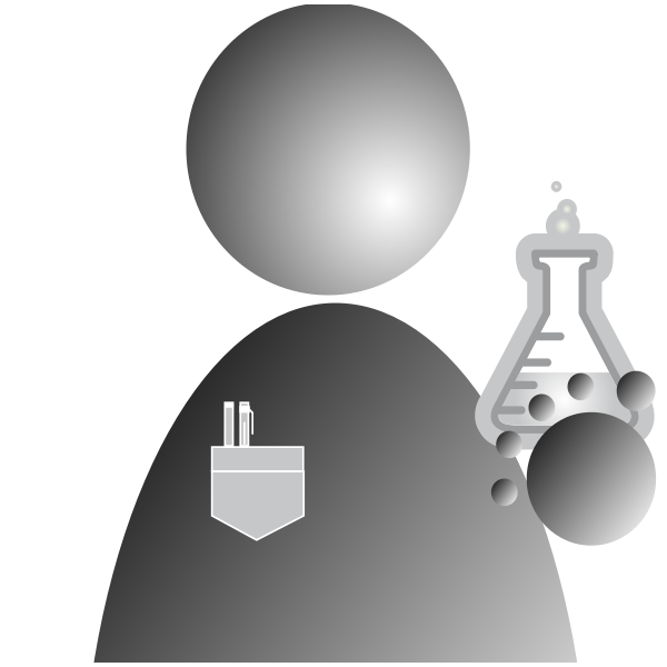 SVG Icon with flask