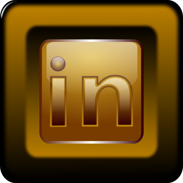 SVG iconos redes sociales linkedin