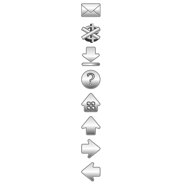 SVG icons web very simple