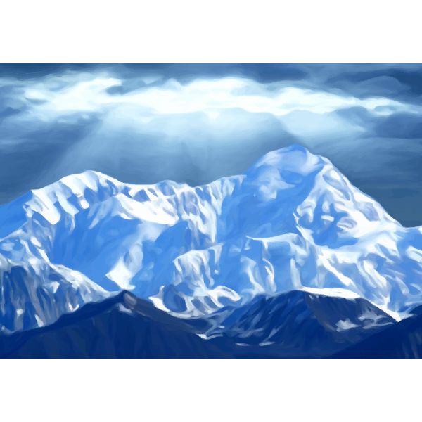 SVG Icy mountain from birds039 perspective