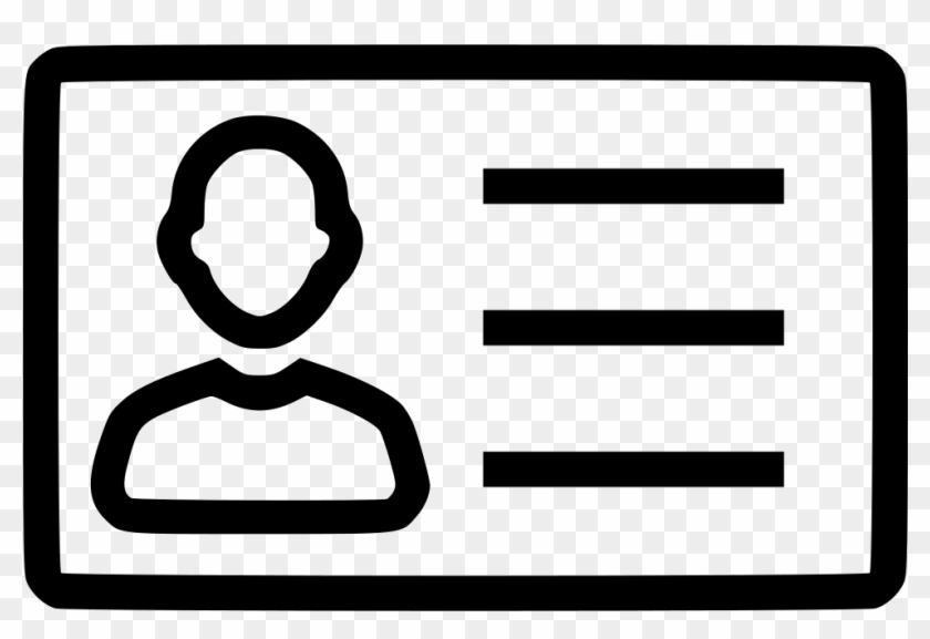 Svg Id Png - Id Card Icon Png