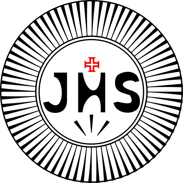 SVG Iesus Hominum Salvator sign vector drawing