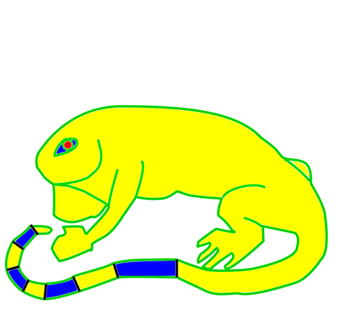 SVG Iguana