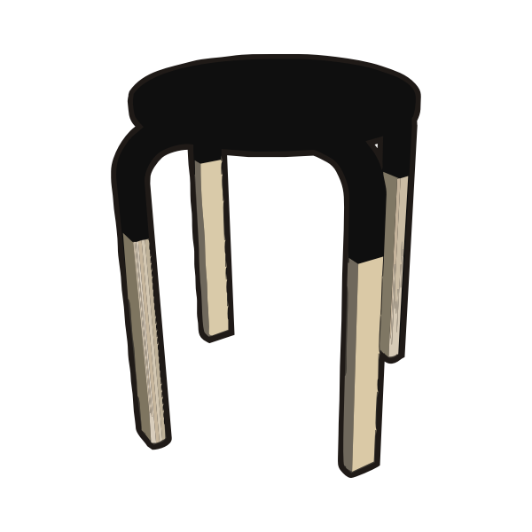 SVG Ikea stool vector image