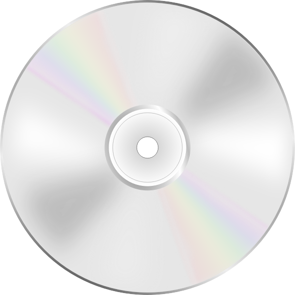 SVG Illustration of DVD disc shiny side