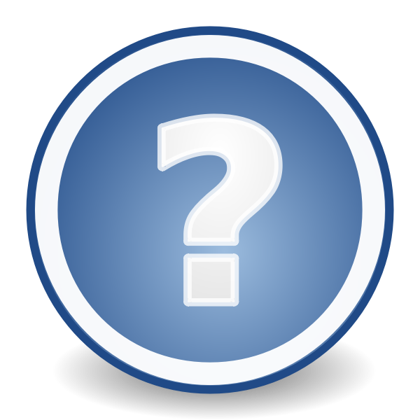 SVG Illustration of have a question sign