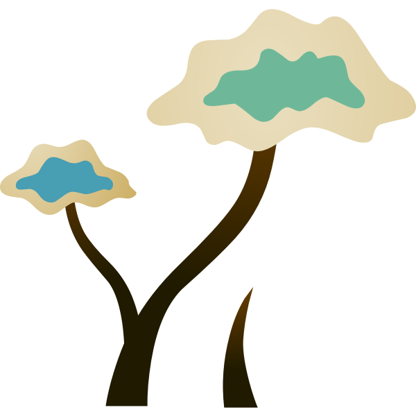 SVG Ilmenskie brown plant vector illustration