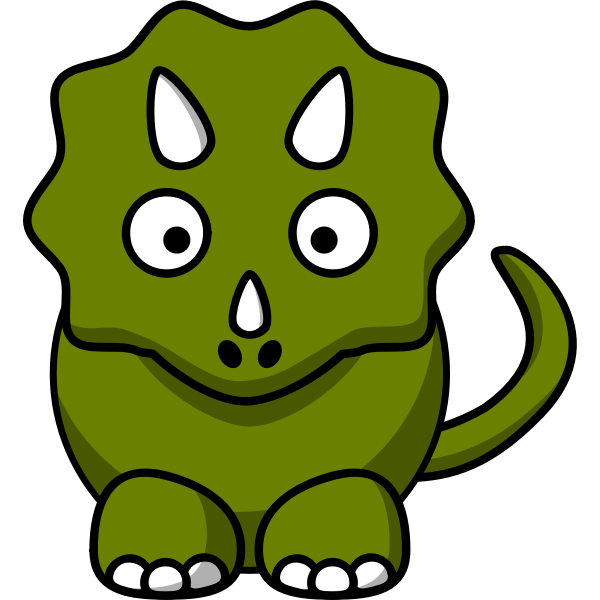 SVG Image of a green monster