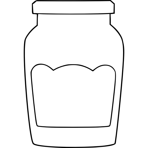 SVG Image of a jar
