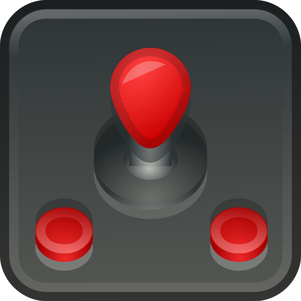 SVG Image of a joystick