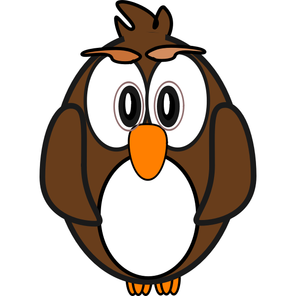 SVG Image of Brown owl