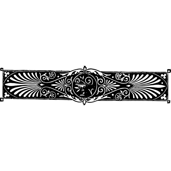 SVG Image of flourish banner