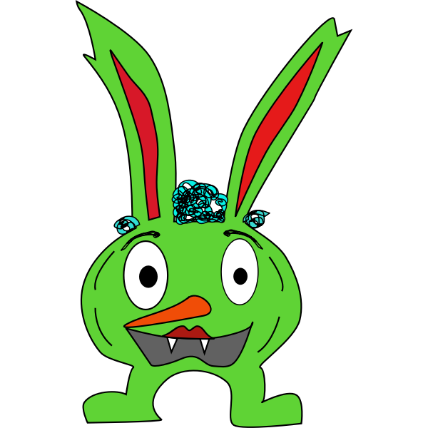 SVG Image of friendly cartoon creature
