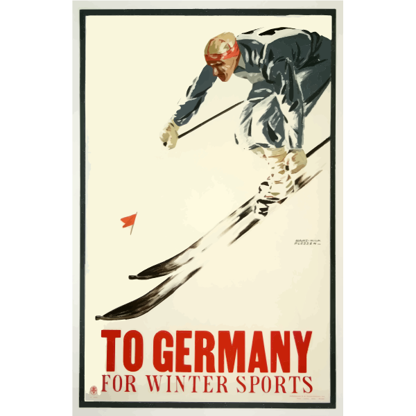 SVG Image of German touristic promo leaflet