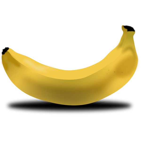 SVG Image of yellow banana