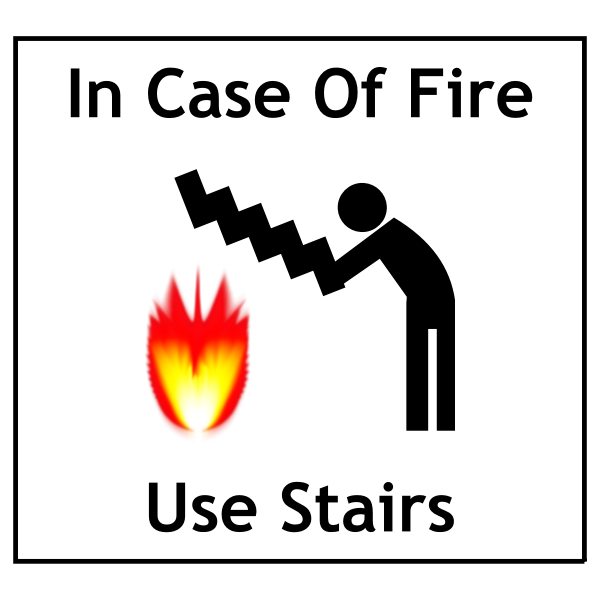 SVG In case of fire