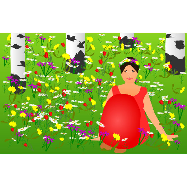 SVG In the meadow