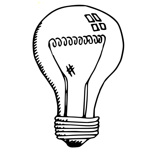 SVG Incandescent light bulb