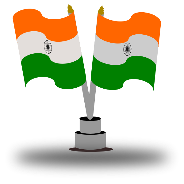 SVG Indian Flag Vector Image