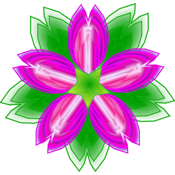 SVG Indian Lotus vector illustration