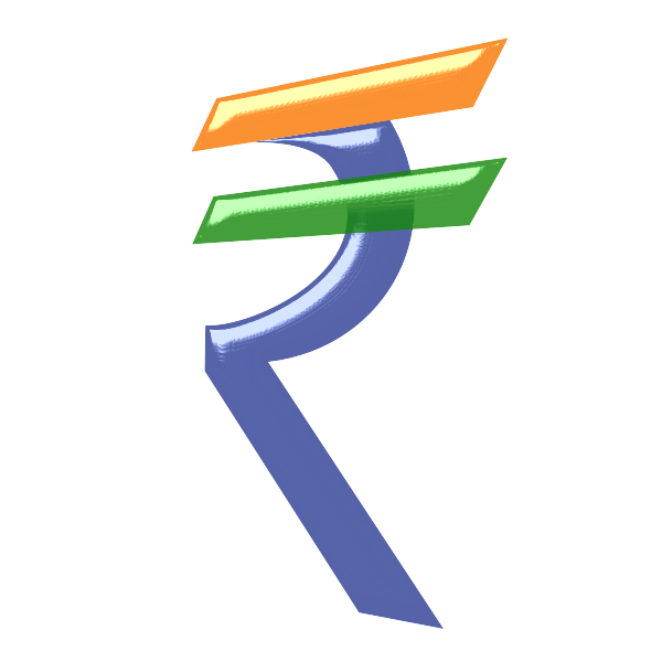 SVG Indian rupees