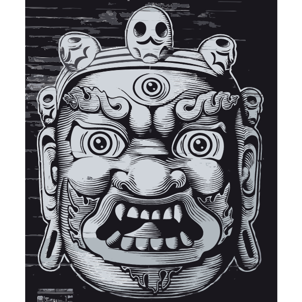 SVG Indian street art symbol