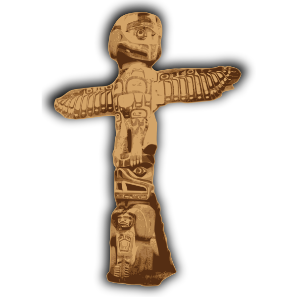 SVG Indian totem