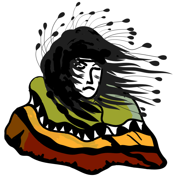 SVG Indian039s portrait