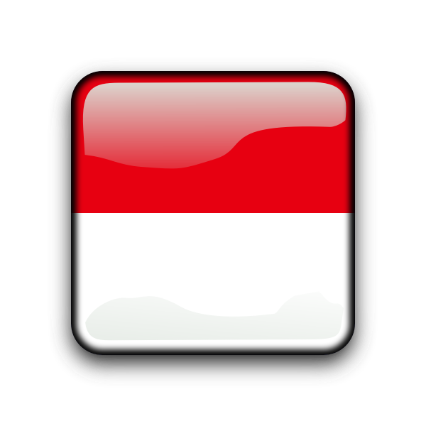 SVG Indonesia vector flag button