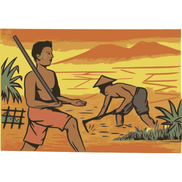 SVG Indonesian farm
