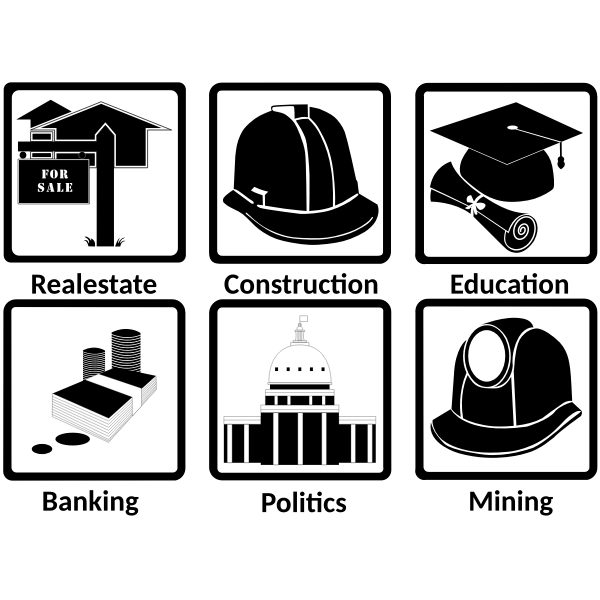 SVG Industry vector icon