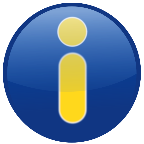 SVG Info blue