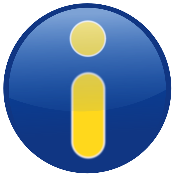 SVG Info sign