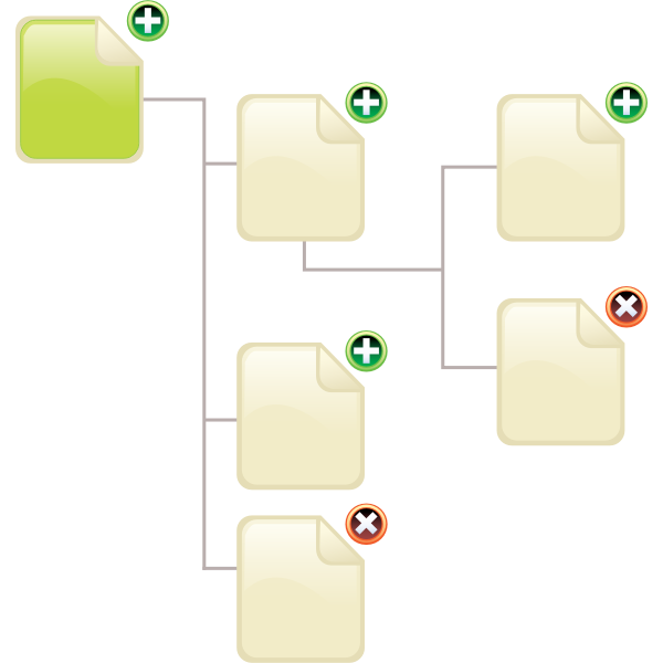 SVG Information architecture icons vector graphics
