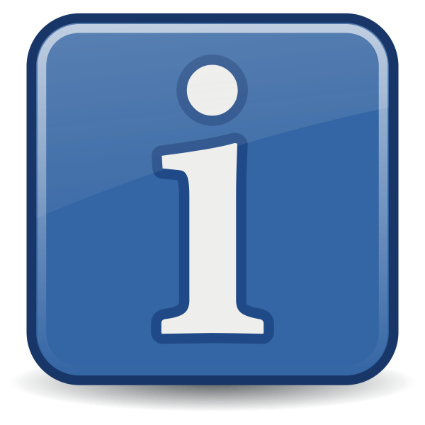SVG Information icon vector image