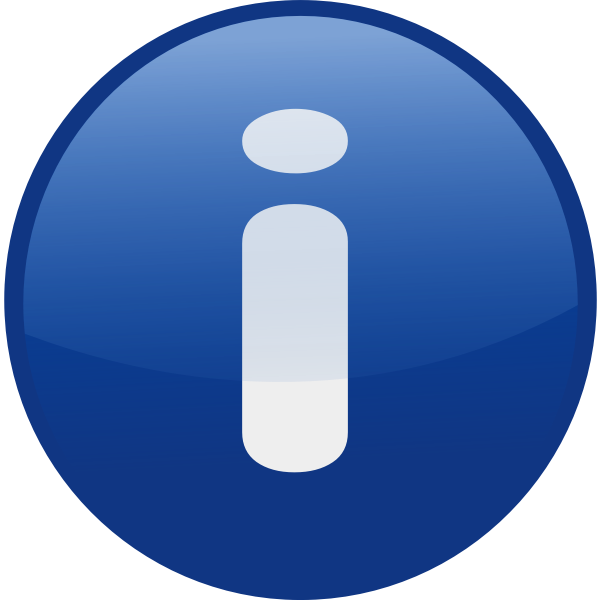 SVG Information vector icon