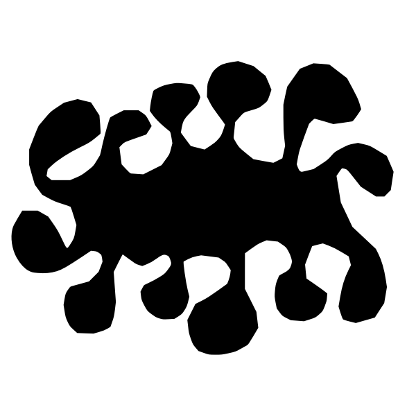 SVG Ink splash silhouette