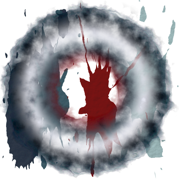 SVG Ink stains inside a circle