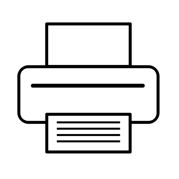 SVG Inkjet printer icon vector image