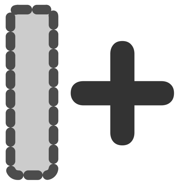 SVG Insert column icon