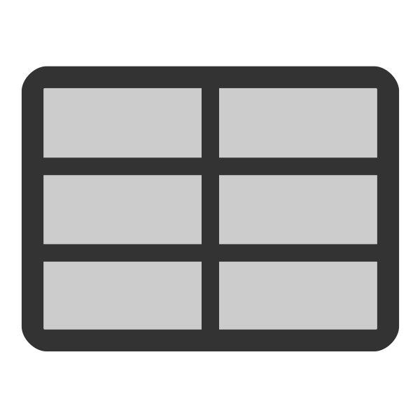 SVG Insert table icon