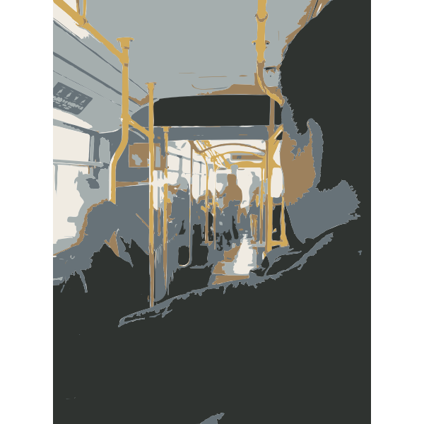 SVG Inside Chinese Bus Onlookers