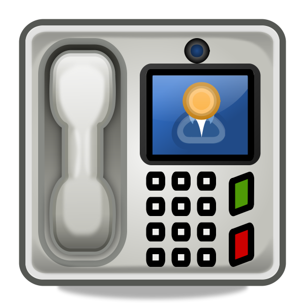 SVG Intercom telephone vector graphics
