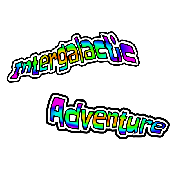 SVG Intergalactic adventure logo