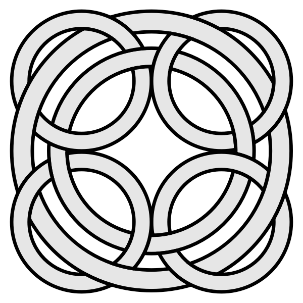 SVG Interlocking rings