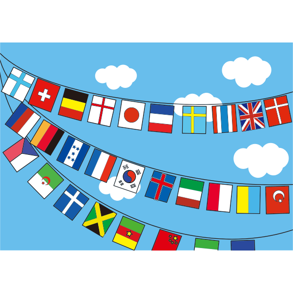 SVG International flags