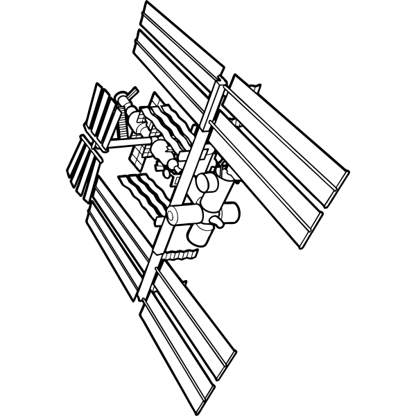 SVG international Space Station